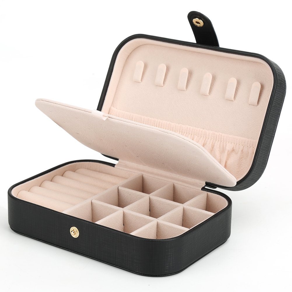 FEISCON Travel Jewelry Box — Black